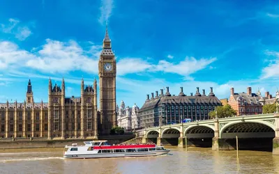 Bootsfahrt auf der Themse in London